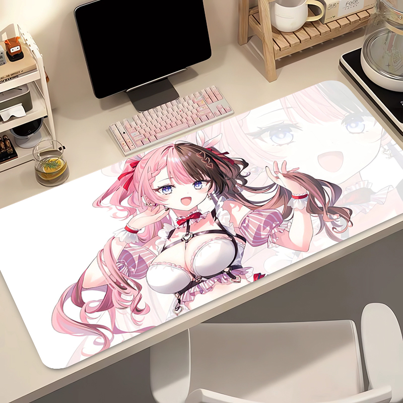 Home Office With Two Desks - Tappetino per Mouse Anime XXL, Tappetino