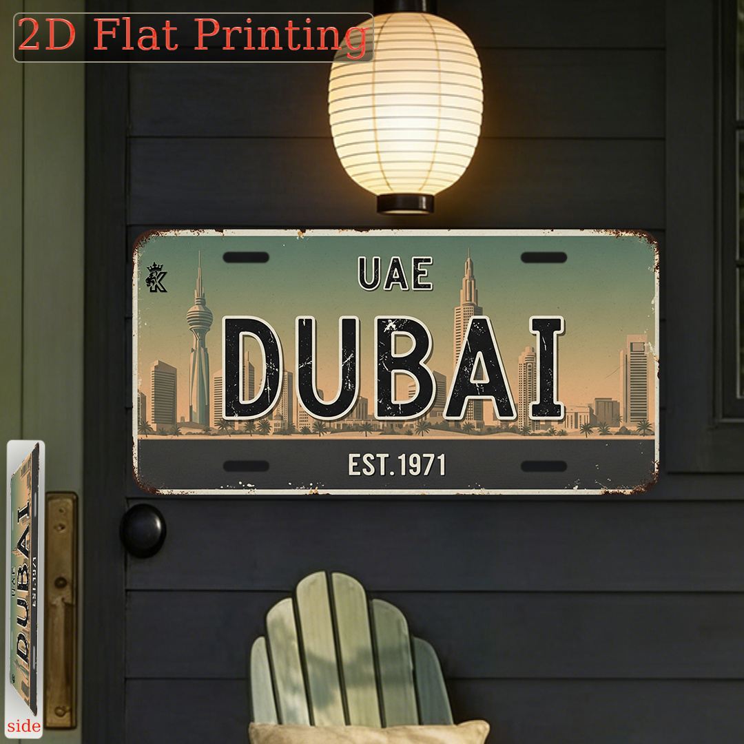 Home Office Dubai - Targa con insegna AL di Dubai