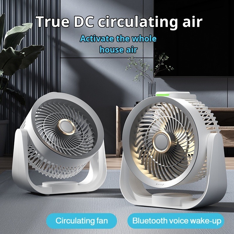 Usb Desk Fan - Ventilatore da scrivania intelligente con luce