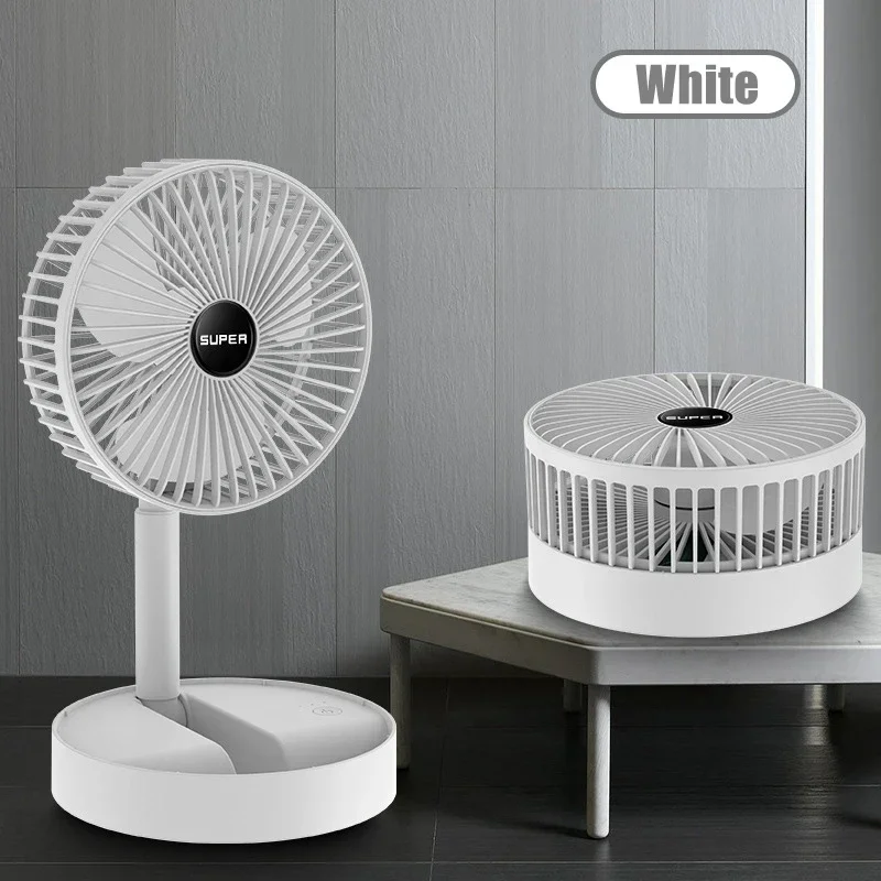 Usb Desk Fan - Ventilatore USB Pieghevole Regolabile, Mini Ventilatore