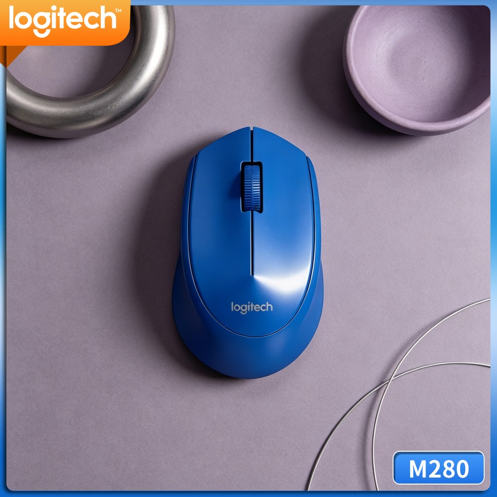 Home Office For Mac - Mouse Wireless Logitech M280 2.4Ghz Connessione