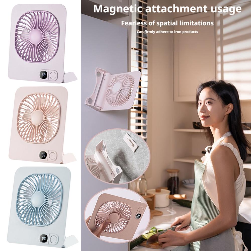 Usb Desk Fan - Ventilatore da Scrivania Magnetico Mini USB