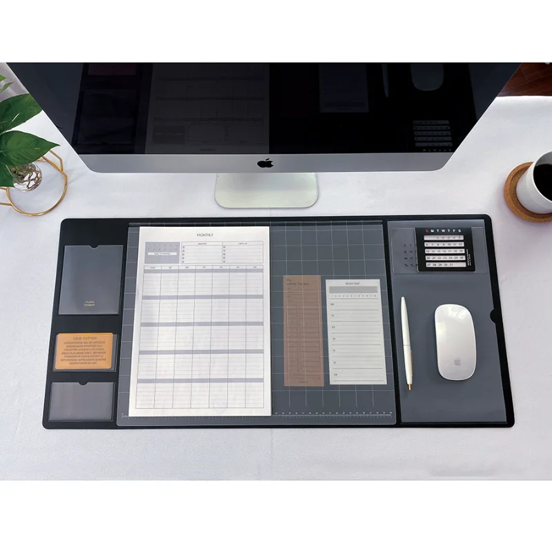 Desk Mat Leather - Tappetino per Mouse Portatile Grande, Impermeabile