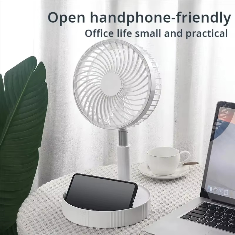 Usb Desk Fan - Ventilatore retrattile portatile mini pieghevole da