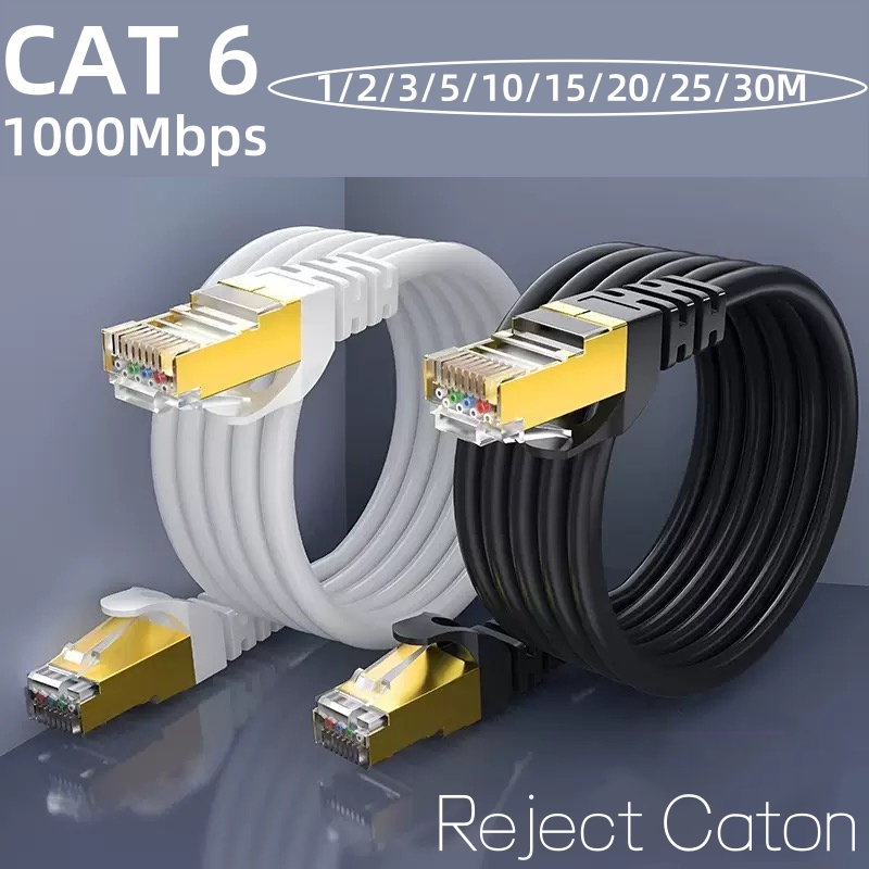 Home Office Programmer - 1/2/3/5/10/15/20/25/30M CAT6 Cavo Ethernet Cavo di