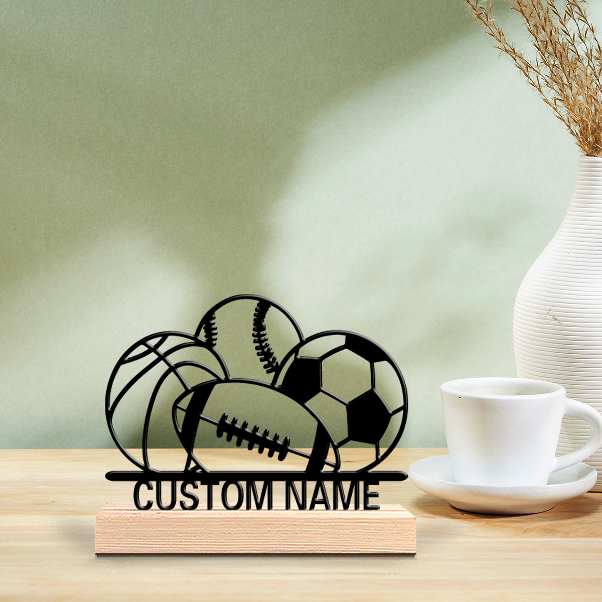 Home Office Art - 1 pezzo Decorazione da scrivania personalizzata