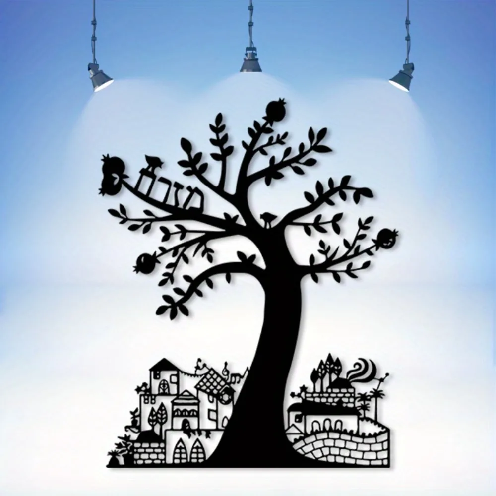 Home Office Art - CIFBUY Decorazione da Parete in Metallo,