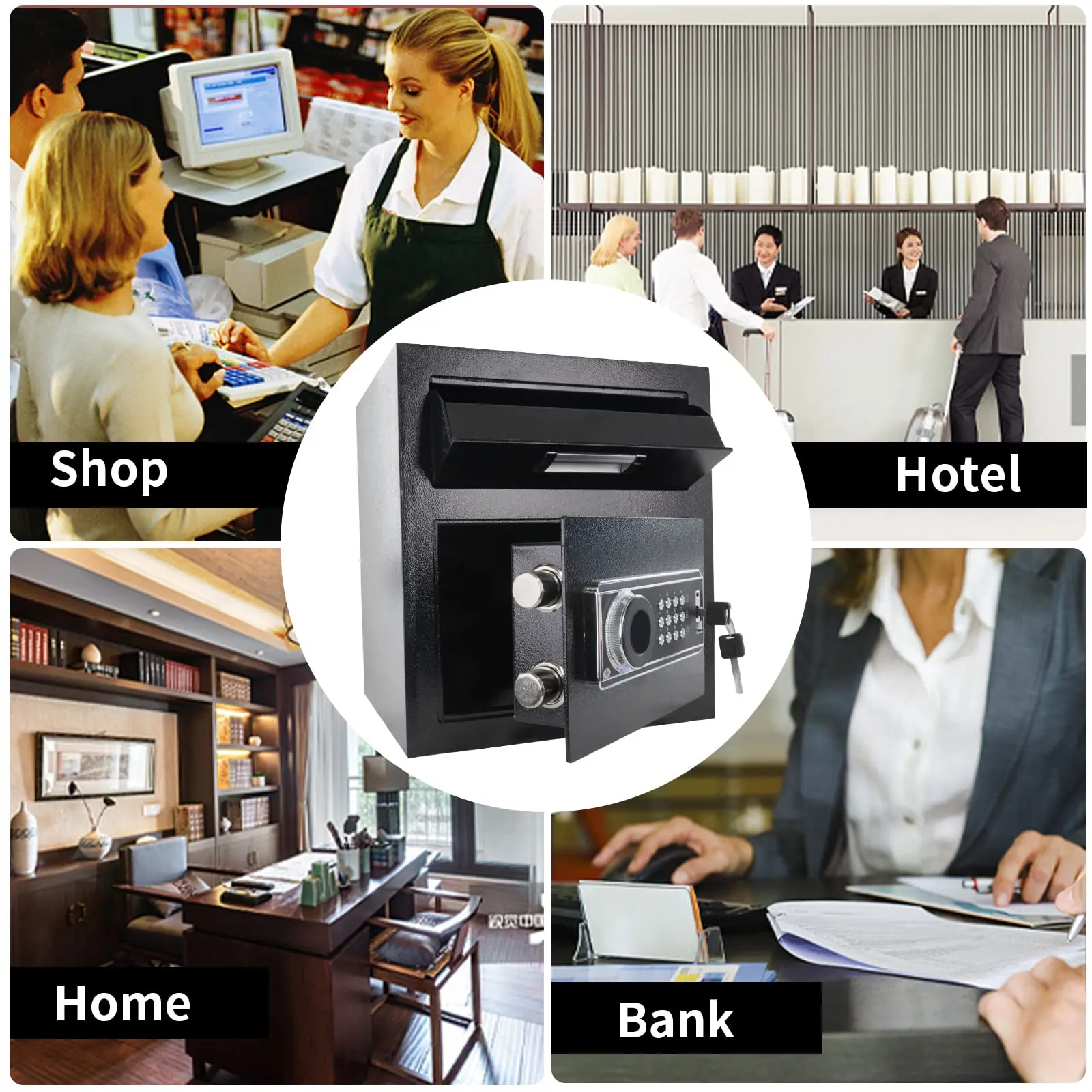 Home Office Passport - -Cofanetto di sicurezza con tastiera digitale