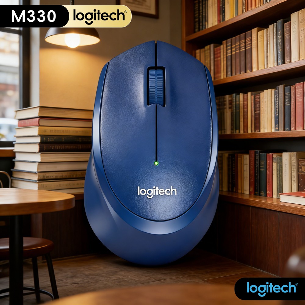 Home Office For Mac - Mouse wireless ergonomico Logitech M330 2.4G