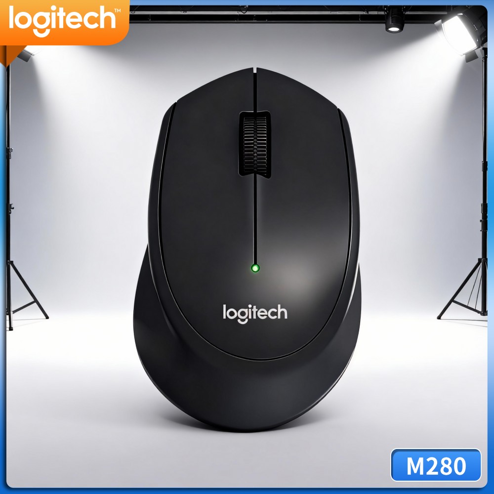 Home Office For Mac - Mouse wireless ergonomico Logitech M280, distanza
