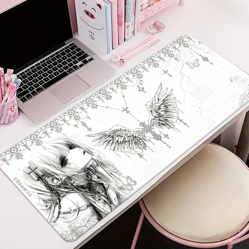 Desk Mat Leather - Tappetino per mouse in pelle, nero