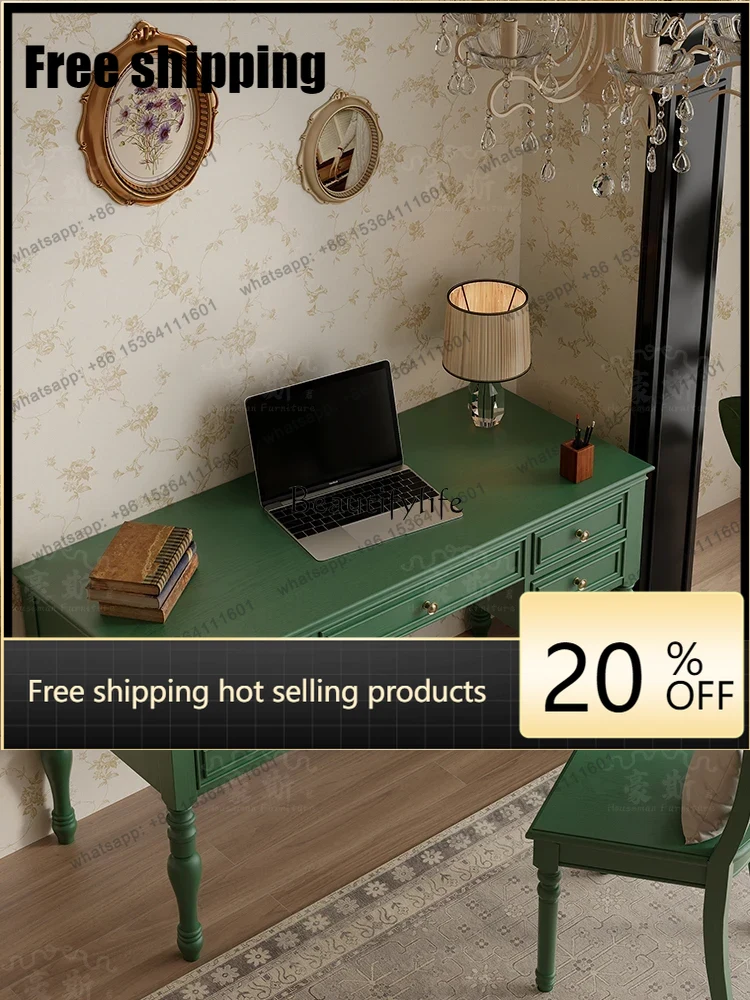 Home Office With Two Desks - X4 Scrivania da Ufficio Stile Vintage