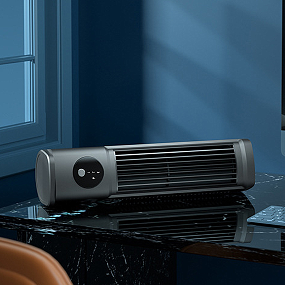 Usb Desk Fan - Ventilatore a Torre da Tavolo Ricaricabile