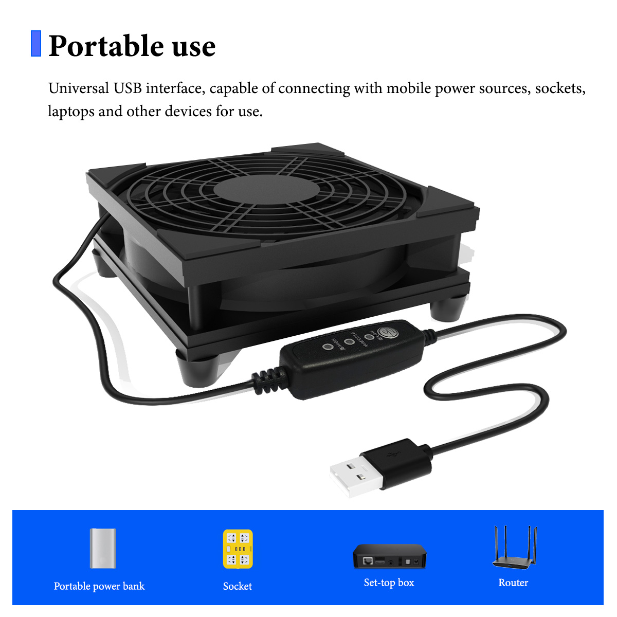 Ventola di Raffreddamento USB  - Usb Desk Fan recensione e prezzo
