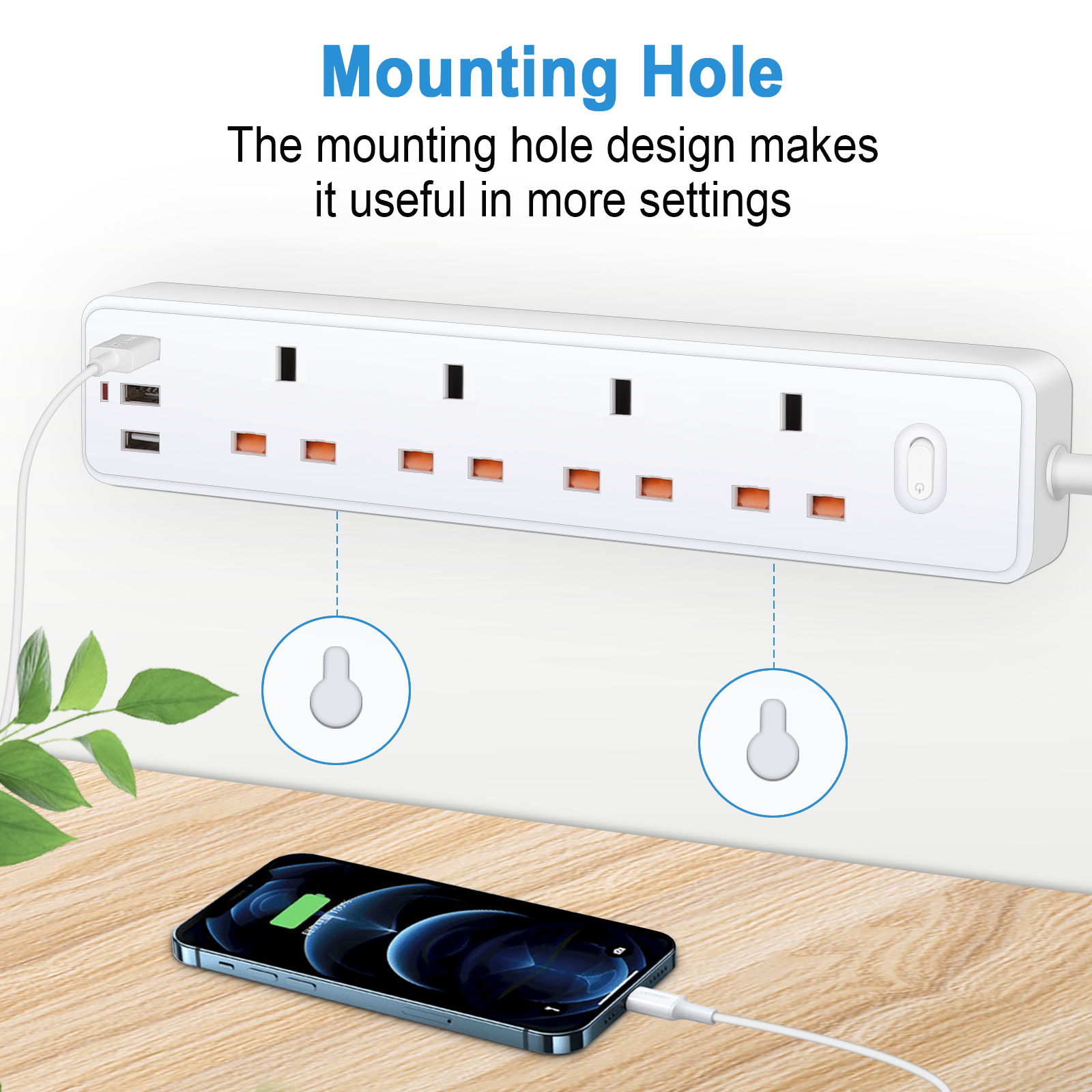 Presa elettrica per ciabatta U - Power Strip Desk recensione e prezzo