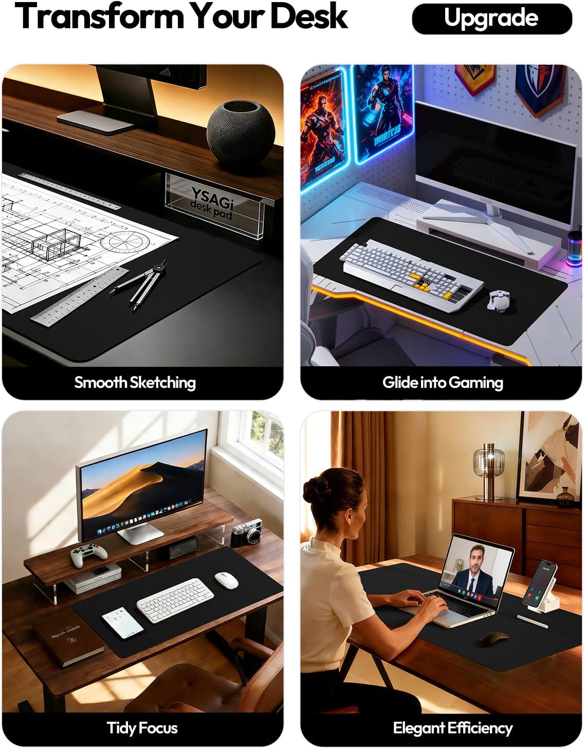 Grande Tappetino da Scrivania  - Desk Mat Leather recensione e prezzo