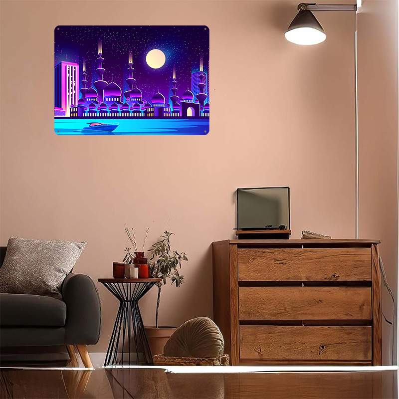 Poster in Metallo Synthwave Ne - Home Office Dubai recensione e prezzo