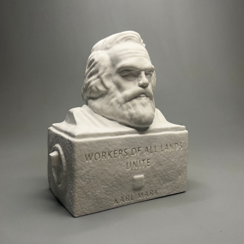 Busto in gesso di Karl Marx, s - Home Office Library recensione e prezzo