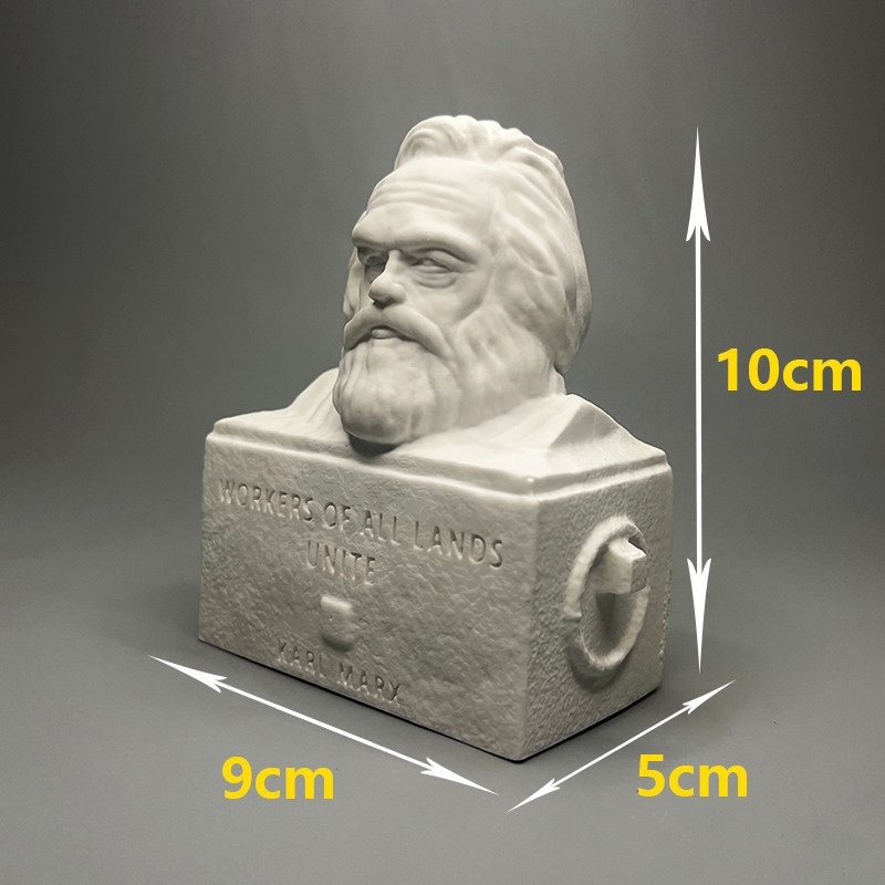 Busto in gesso di Karl Marx, s - Home Office Library recensione e prezzo