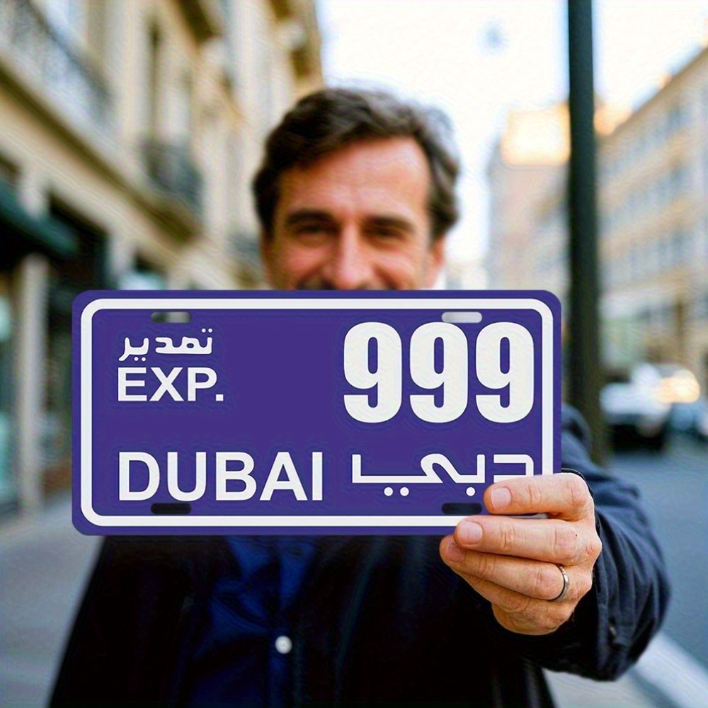 Targa da parete in metallo per - Home Office Dubai recensione e prezzo