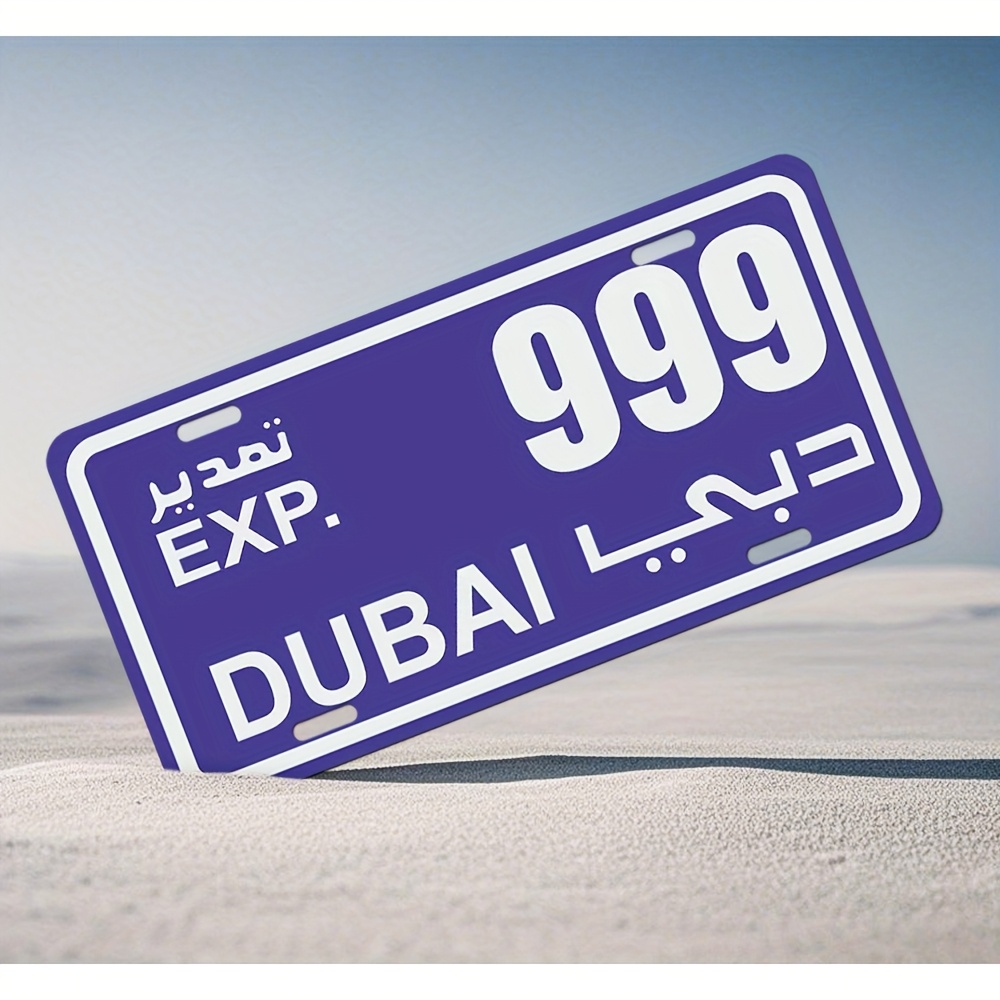 Targa da parete in metallo per - Home Office Dubai recensione e prezzo