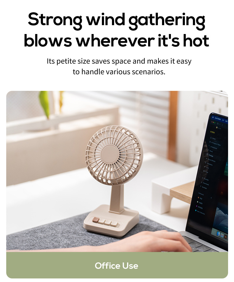 Ventilatore da Tavolo Retrò 20 - Usb Desk Fan recensione e prezzo
