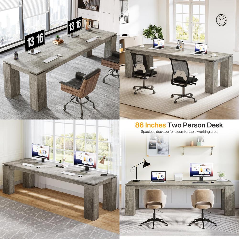 Scrivania moderna per due pers - Home Office With Two Desks recensione e prezzo