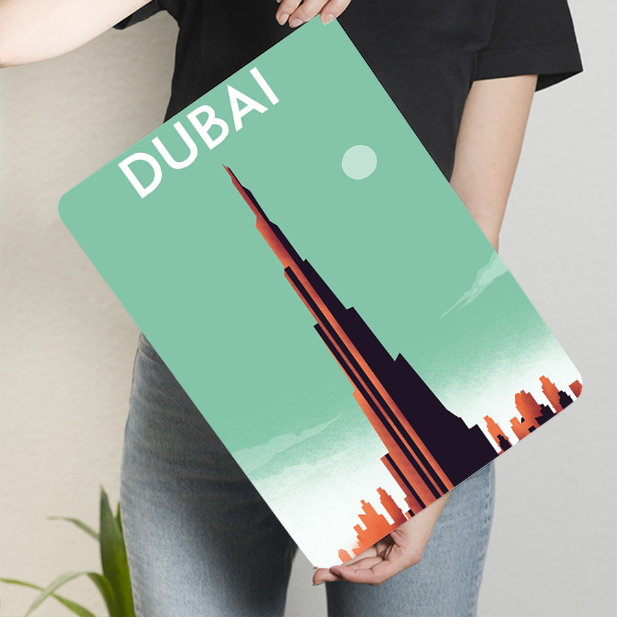 Dubai Skyline Wall Art in meta - Home Office Dubai recensione e prezzo