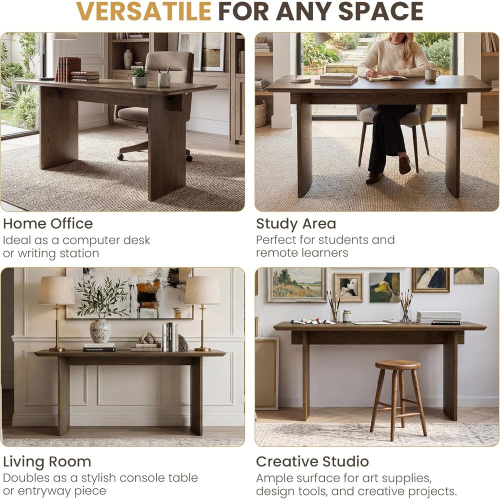 Ampia Scrivania a Due Piedi in - Home Office With Two Desks recensione e prezzo