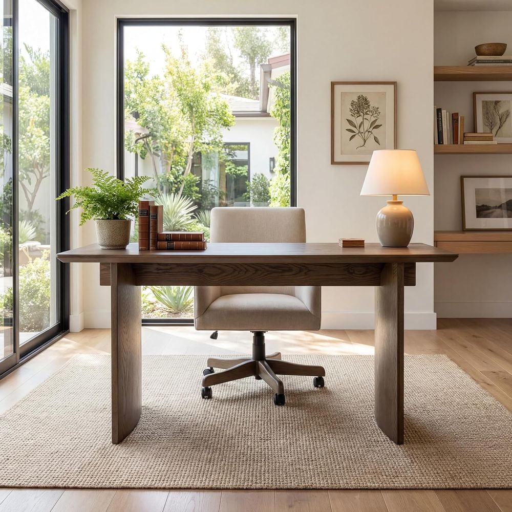 Ampia Scrivania a Due Piedi in - Home Office With Two Desks recensione e prezzo