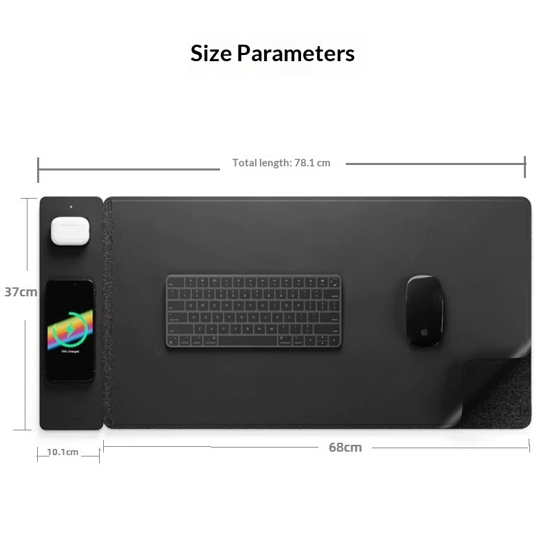 Tappetino Mouse con Ricarica W - Desk Mat Leather recensione e prezzo