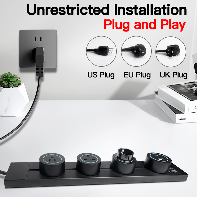 Presa a Muro con Adattatore US - Power Strip Desk recensione e prezzo