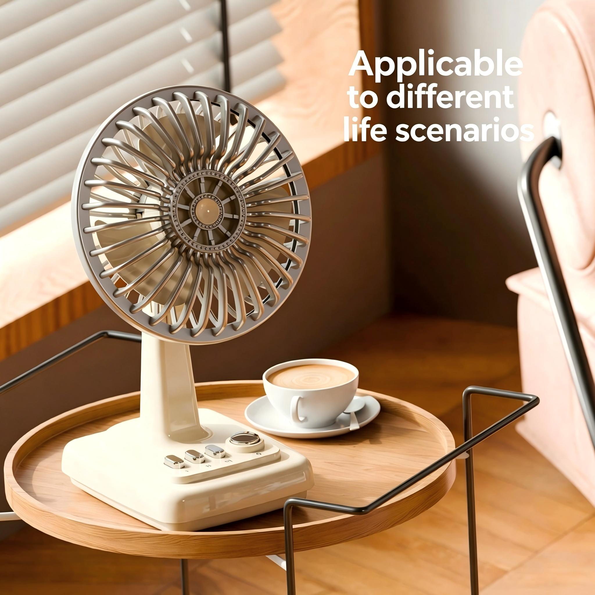 Ventilatore da Tavolo Retrò in - Usb Desk Fan recensione e prezzo