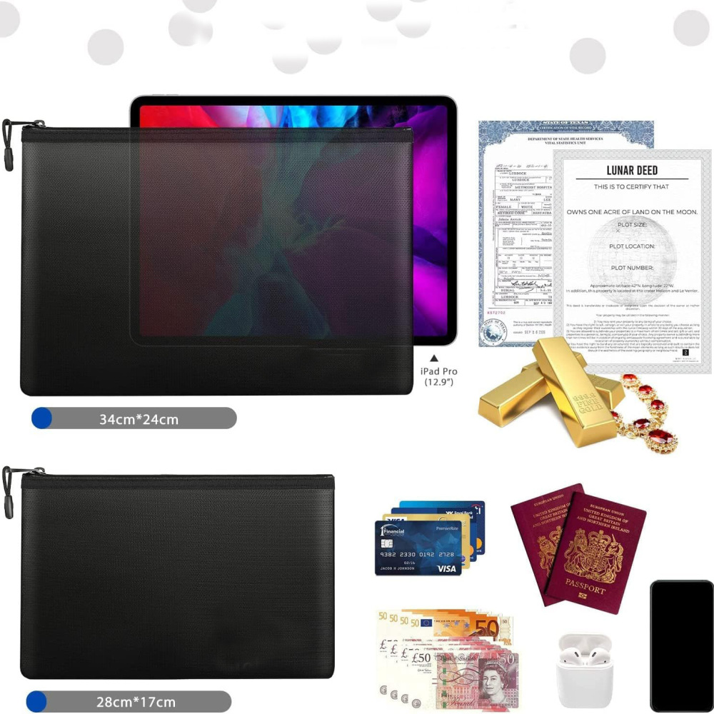 Borsa Portadocumenti Ignifuga, - Home Office Passport recensione e prezzo