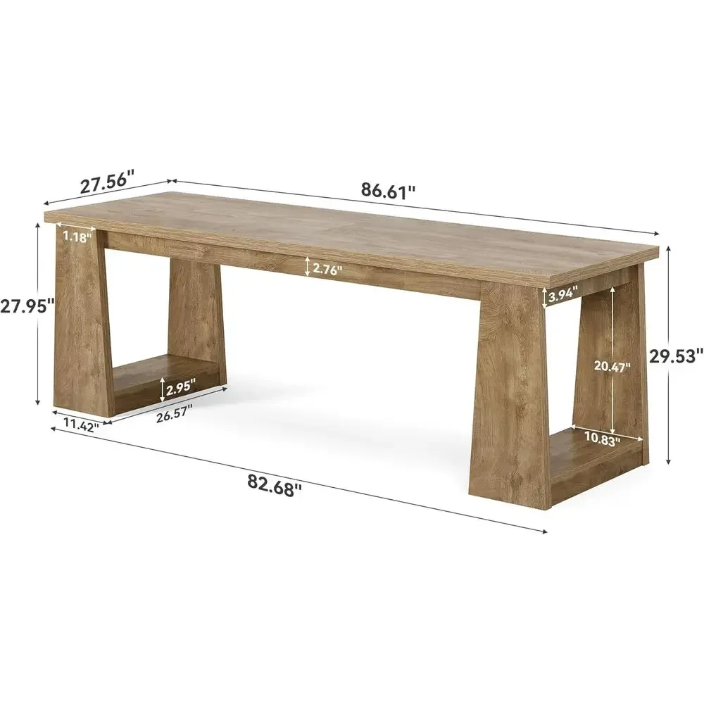 Scrivania Rustica Marrone per  - Home Office With Two Desks recensione e prezzo