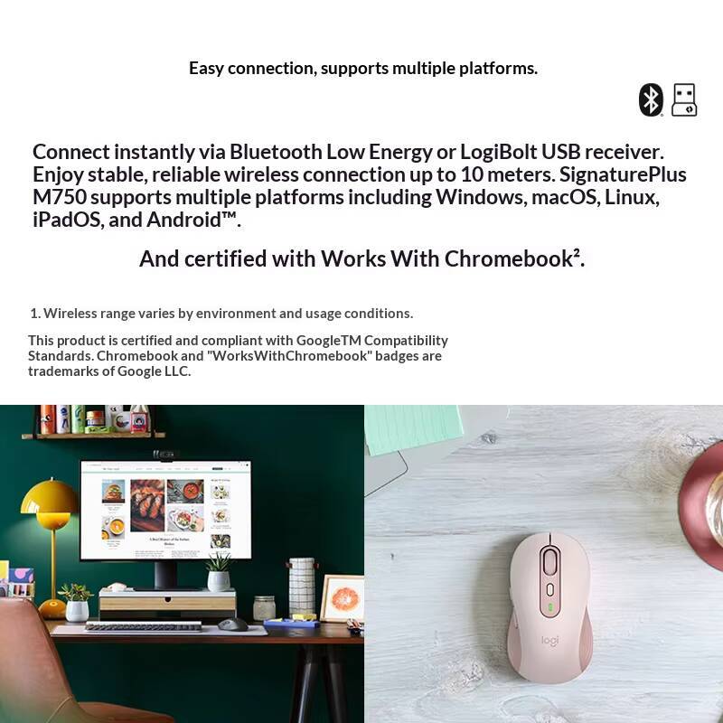 Logitech M750 Mouse wireless D - Home Office For Mac recensione e prezzo
