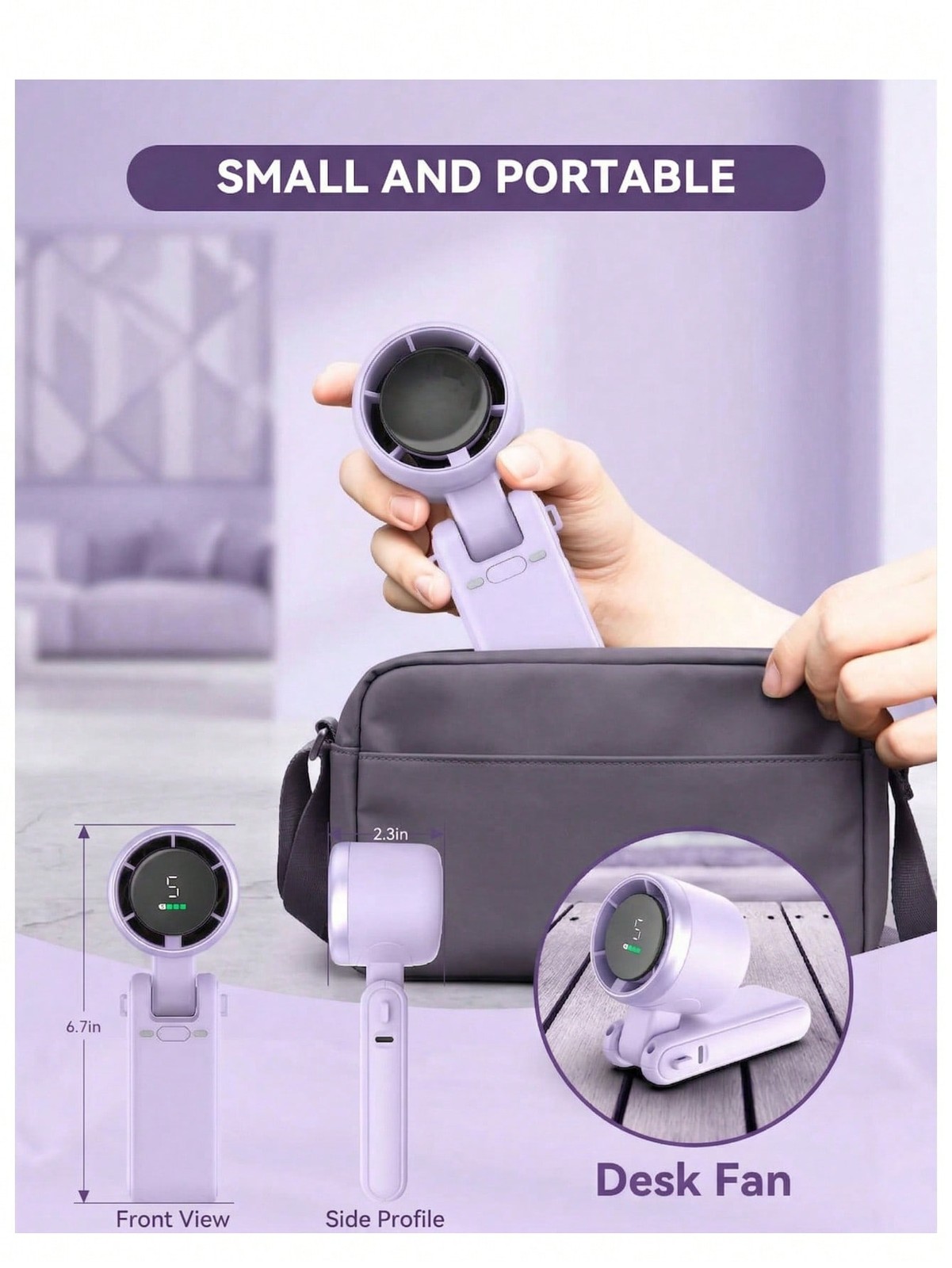 Ventilatore Portatile GMOX 3in - Usb Desk Fan recensione e prezzo