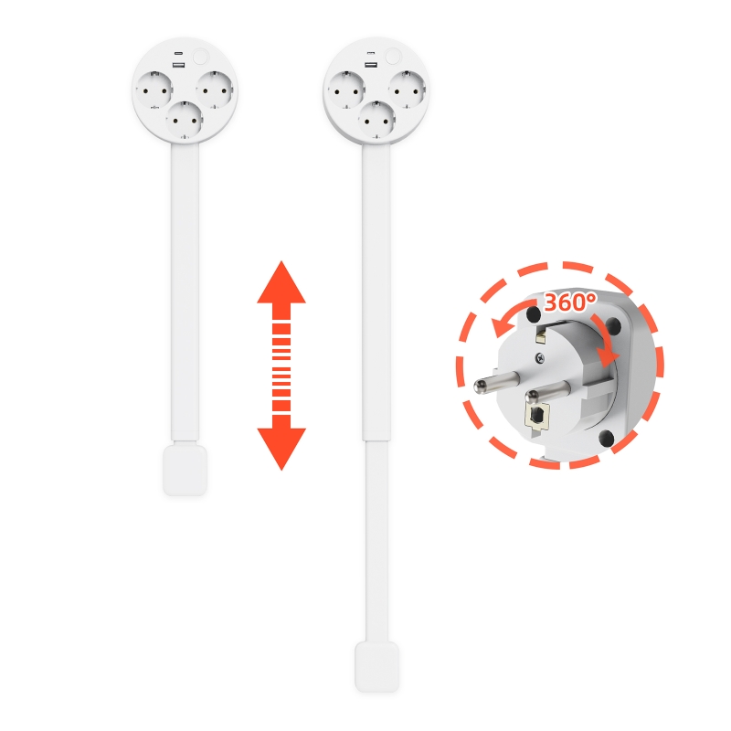 Prolunga per Presa Elettrica a - Power Strip Desk recensione e prezzo
