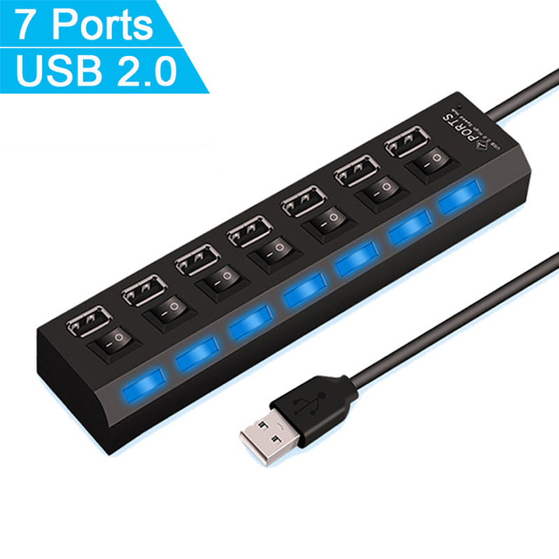 Splitter hub USB 2.0 a 7 porte - Home Office Programmer recensione e prezzo