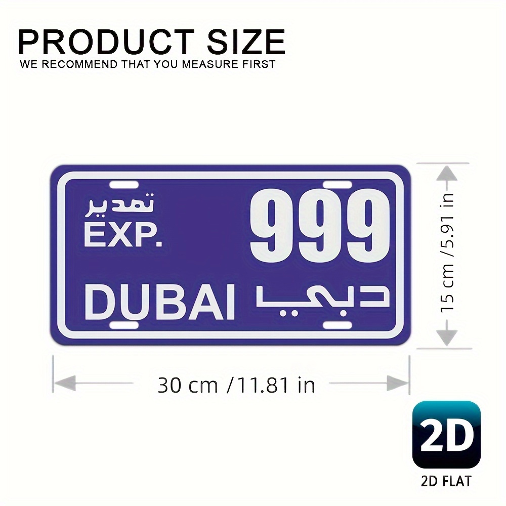 Targa da parete in metallo con - Home Office Dubai recensione e prezzo